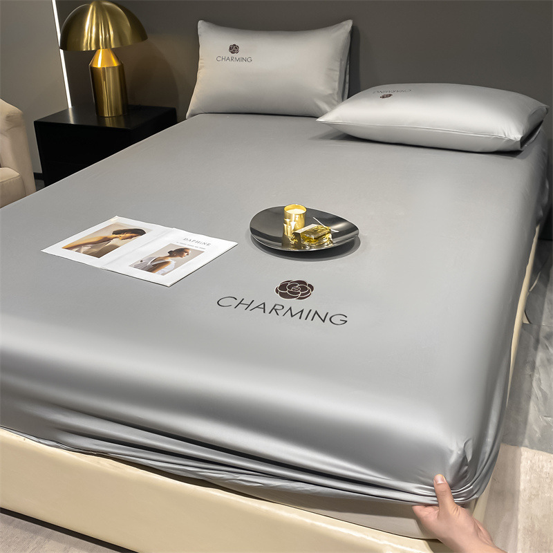 Camellia Satin Seidenbettwäsche Set