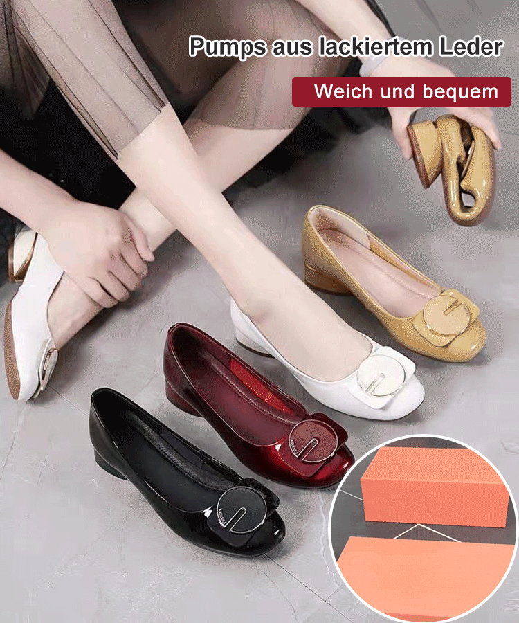 Patentleder leichter Mund Frauenschuhe