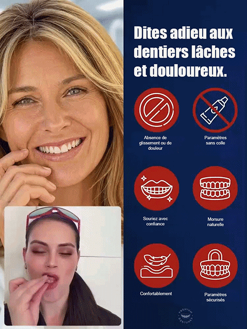 【Heute 50 % Rabatt】🦷 Hochwertige Vollprothesen – kein Zahnarztbesuch nötig; gewinnen Sie Ihr Selbstvertrauen zurück