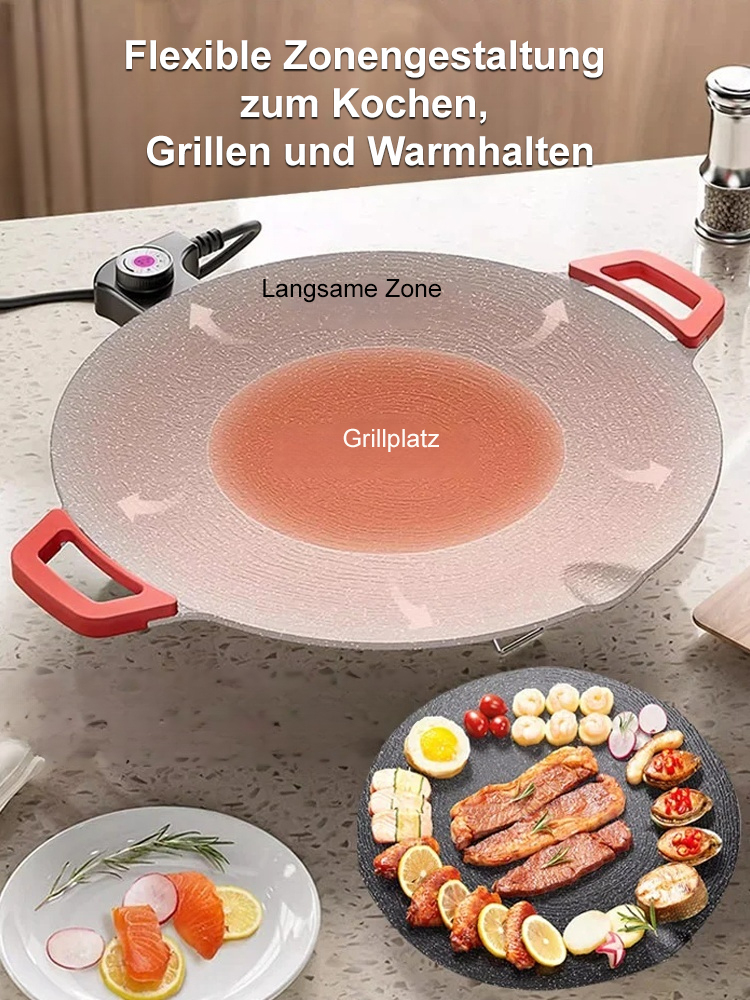 Steinmehl Antihaft-Elektrogrill