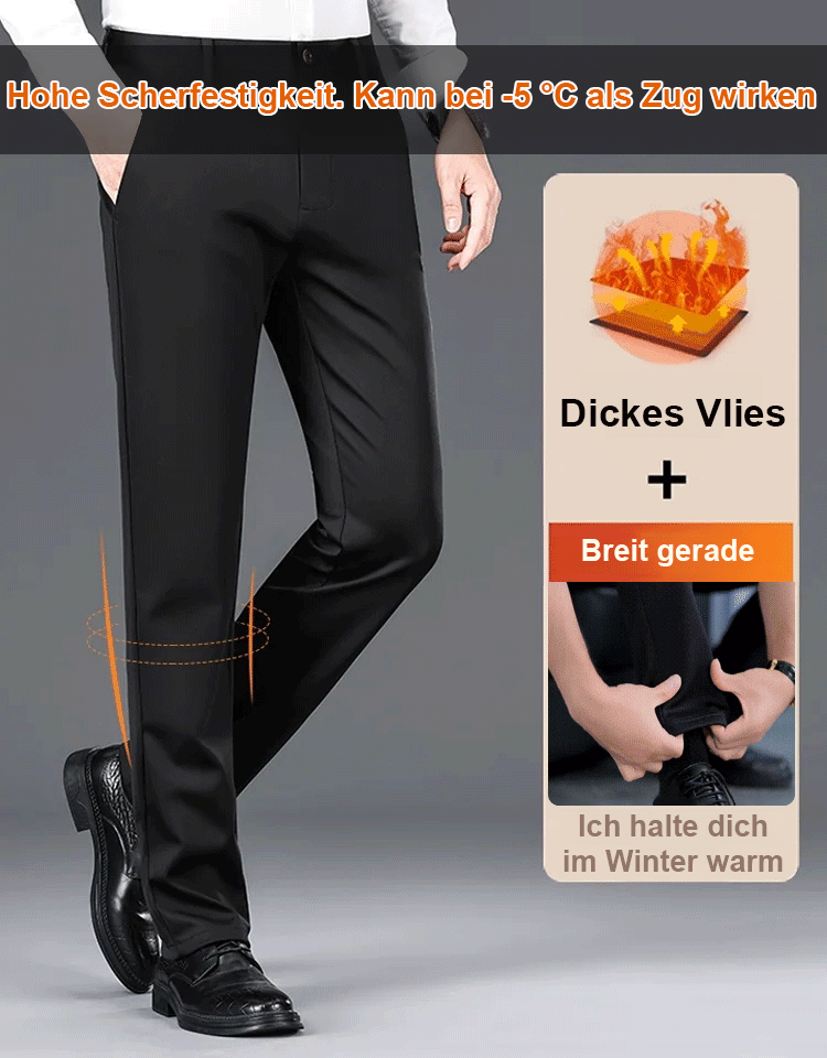 🎩 Hochwertige Business-Stretchhose aus Glacier Silk Lyocell – hautfreundlich, knitterarm und pflegeleicht