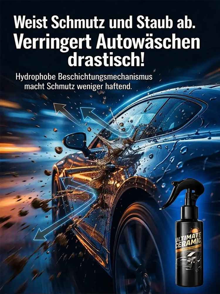 【🚗1+1 gratis】Deutsches Premium-Keramikversiegelungsspray🛡️ In nur 3 Minuten erstrahlt Ihr Auto in neuem Glanz!
