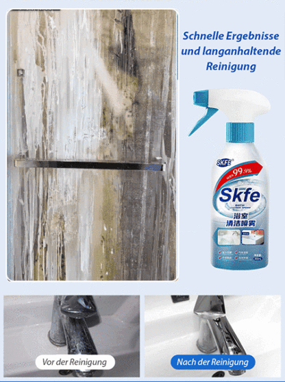 💦【3-Minuten-Baderneuerung】 Kraftvolle Fleckenentfernung ohne Spuren zu hinterlassen
