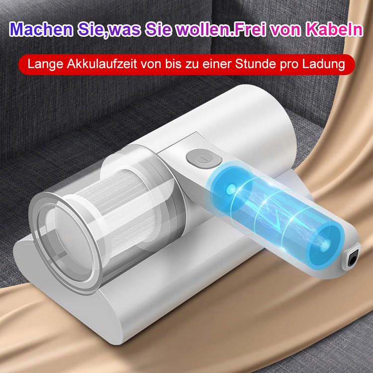 🛏️ Milbenentfernungsgerät für das ganze Haus! 30 cm Tiefenreinigung ✨ Sichtbare Stauberfassung 🛋️