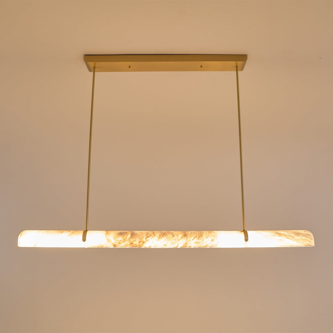 Jade Minimalist Brass Pendant Light Living Room Dining Room