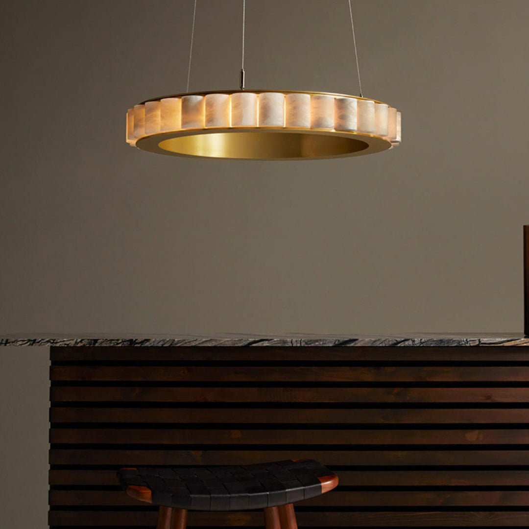 Jade Chandelier Minimalism Contemporary Alabaster Living Room Dining Room