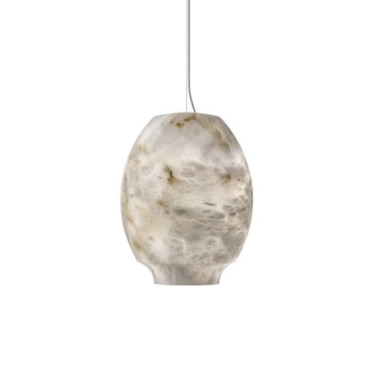Jade Pendant Lamp Gorgeous Contemporary Alabaster Study Room Dining Room