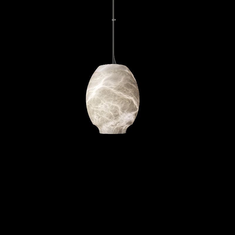 Jade Pendant Lamp Gorgeous Contemporary Alabaster Study Room Dining Room