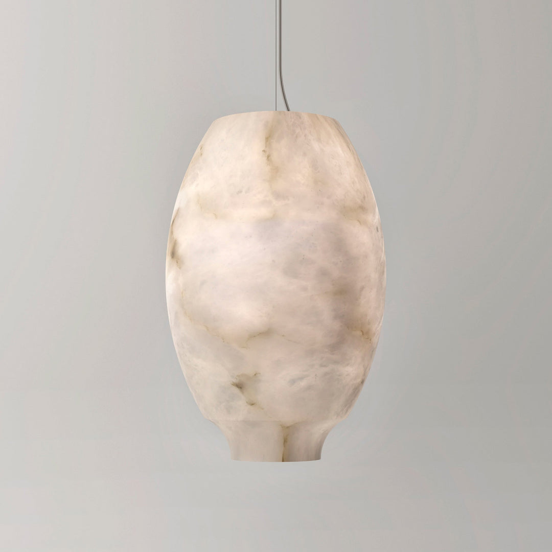 Jade Pendant Lamp Gorgeous Contemporary Alabaster Study Room Dining Room