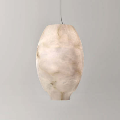 Jade Pendant Lamp Gorgeous Contemporary Alabaster Study Room Dining Room