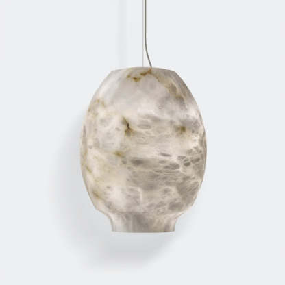 Jade Pendant Lamp Gorgeous Contemporary Alabaster Study Room Dining Room