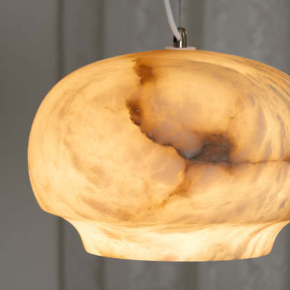 Jade Pendant Lamp Gorgeous Contemporary Alabaster Study Room Dining Room