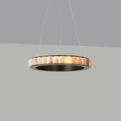 Jade Chandelier Minimalism Contemporary Alabaster Living Room Dining Room