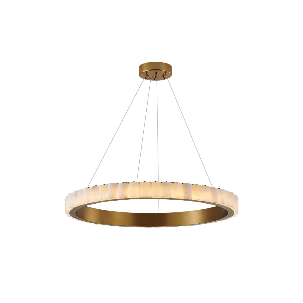 Jade Chandelier Minimalism Contemporary Alabaster Living Room Dining Room