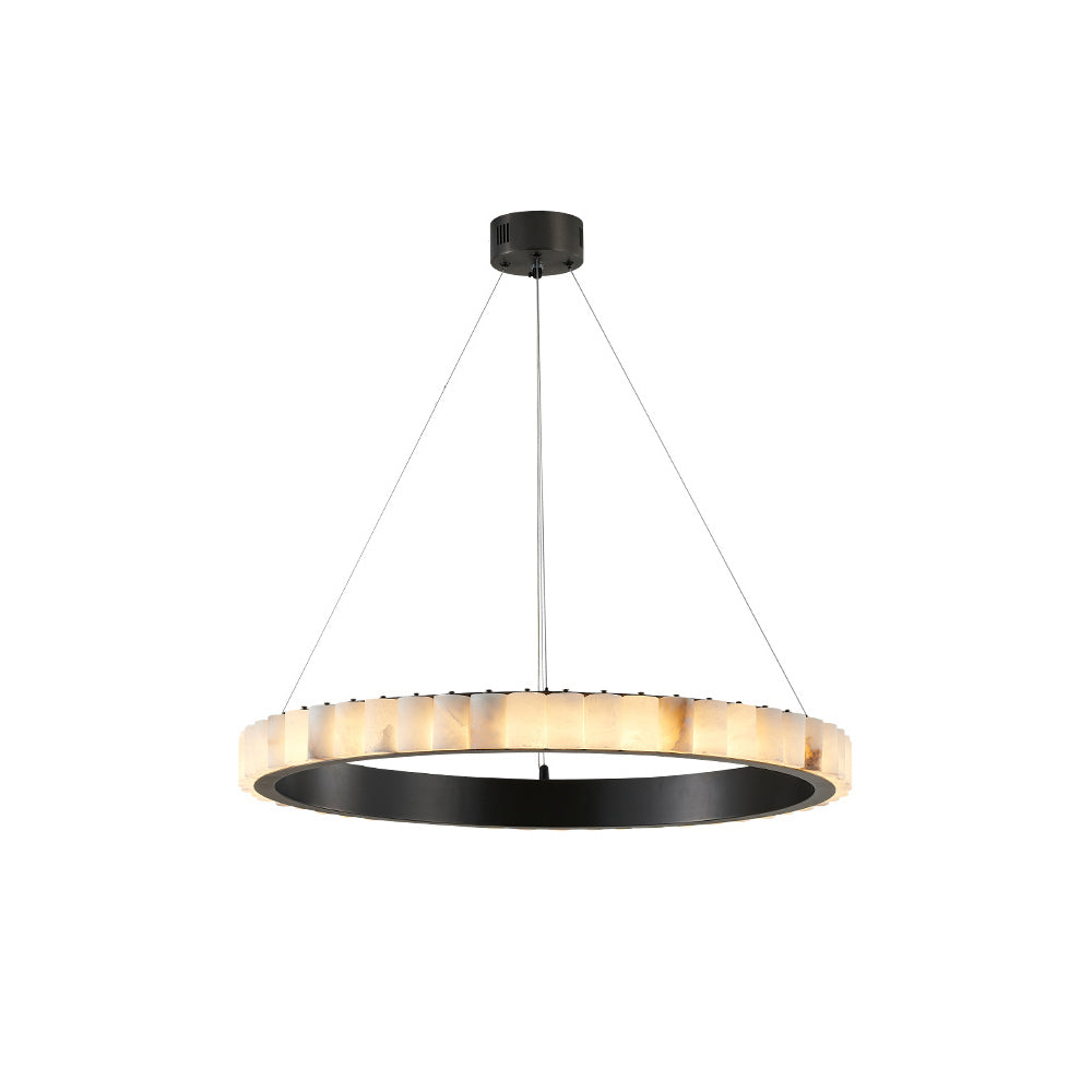 Jade Chandelier Minimalism Contemporary Alabaster Living Room Dining Room