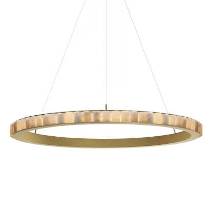 Jade Chandelier Minimalism Contemporary Alabaster Living Room Dining Room