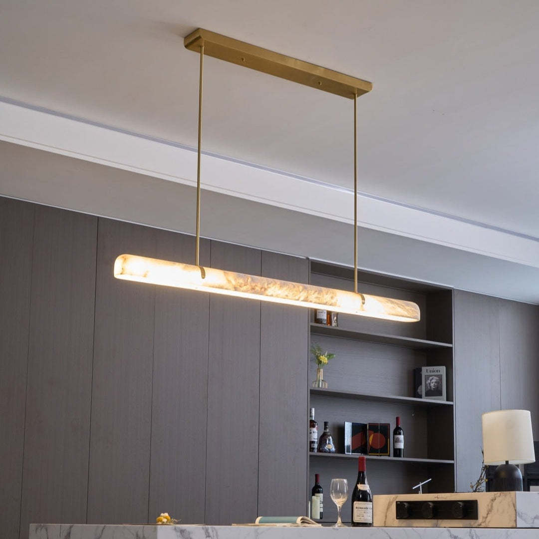 Jade Minimalist Brass Pendant Light Living Room Dining Room