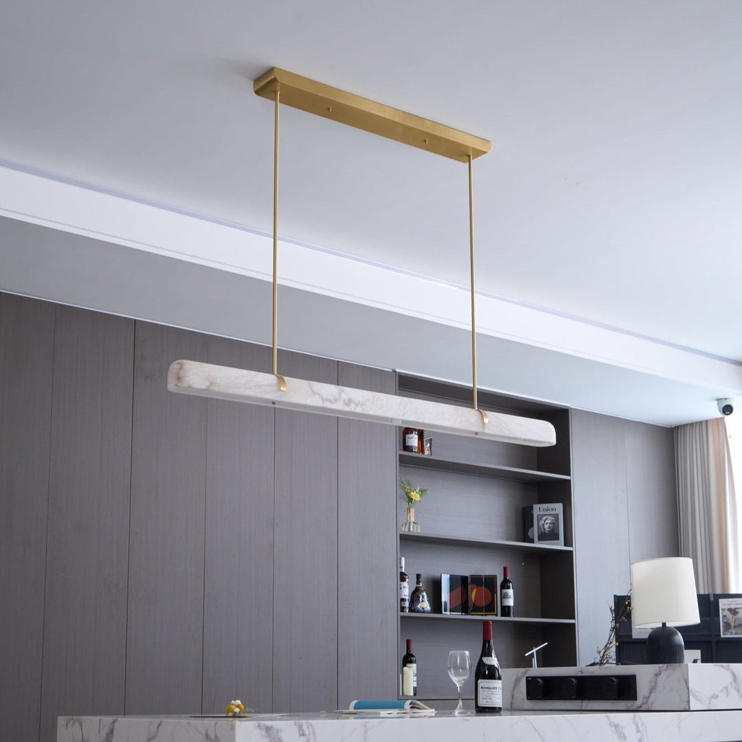 Jade Minimalist Brass Pendant Light Living Room Dining Room