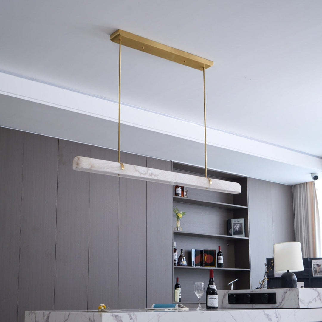 Jade Minimalist Brass Pendant Light Living Room Dining Room