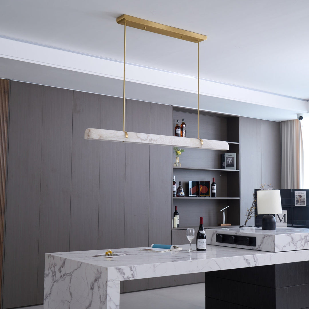 Jade Minimalist Brass Pendant Light Living Room Dining Room