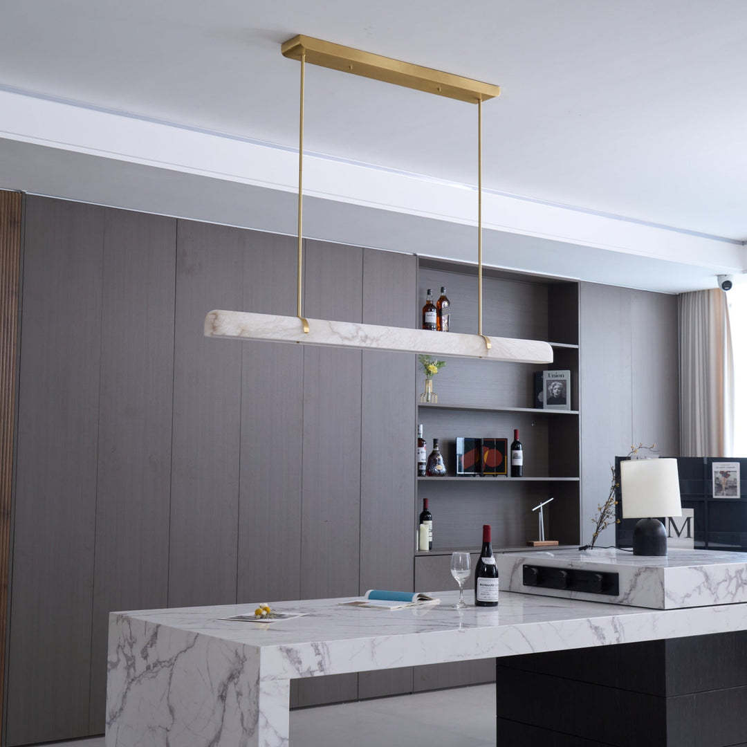 Jade Minimalist Brass Pendant Light Living Room Dining Room