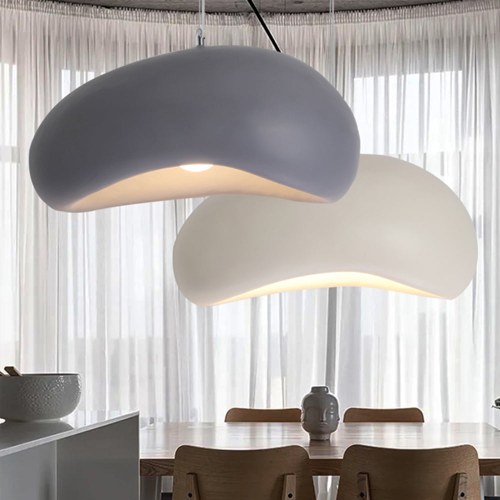 Byers Wabi Sabi Bread Shape Resin Pendant Light, 4 Color