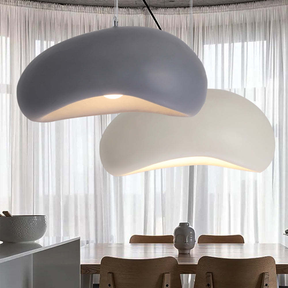 Byers Wabi Sabi Bread Shape Resin Pendant Light, 4 Color