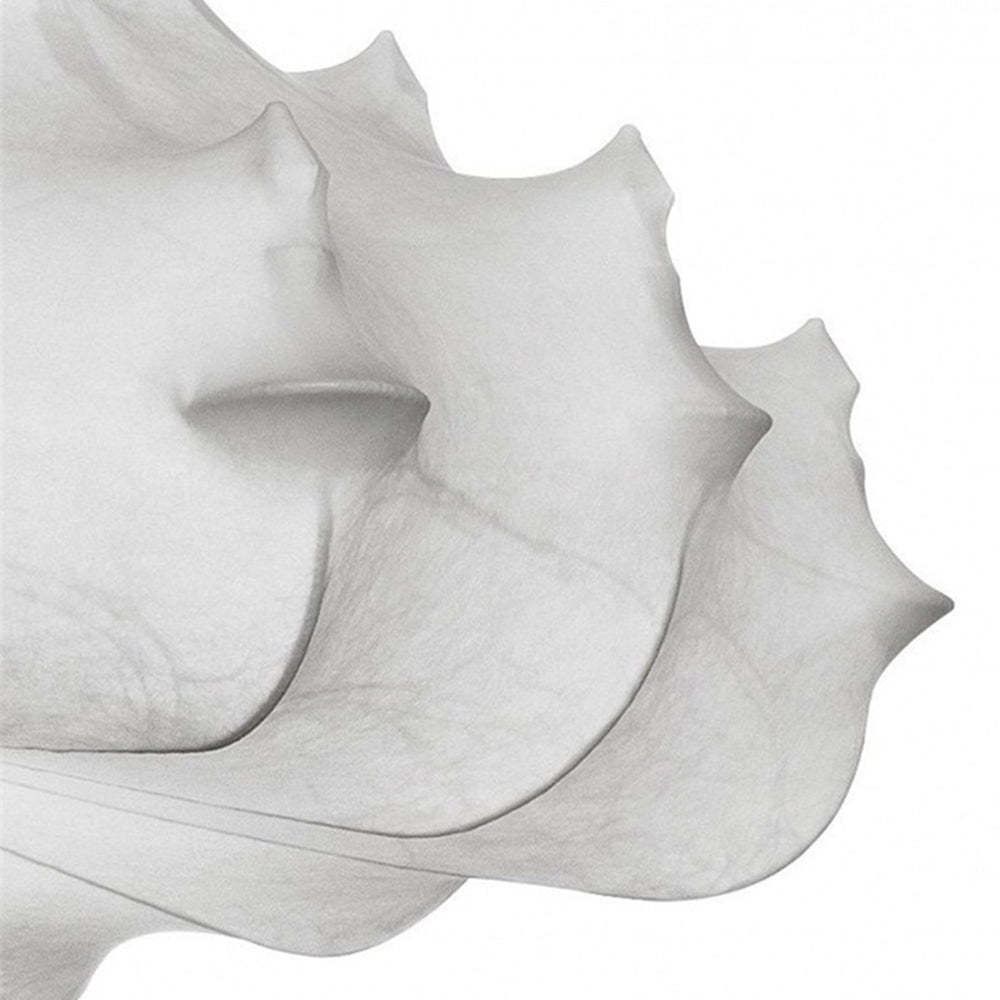 Renée Modern Artificial Silk/Metal Pendant Light, White