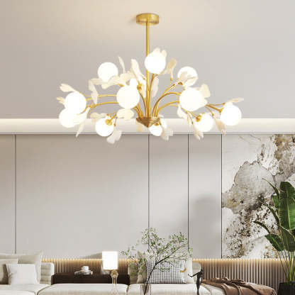 Olivia Luxury Creative Minimalist Chandelier Glass Bedroom