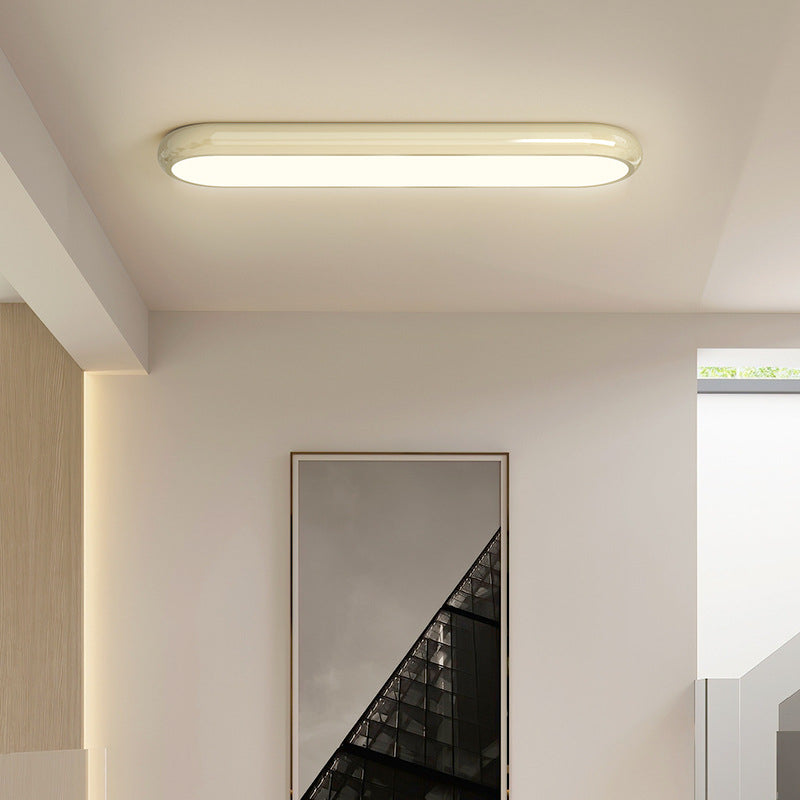 Ozawa Modern LED Flush Mount Ceiling Light Black/Yellow/White Living Room