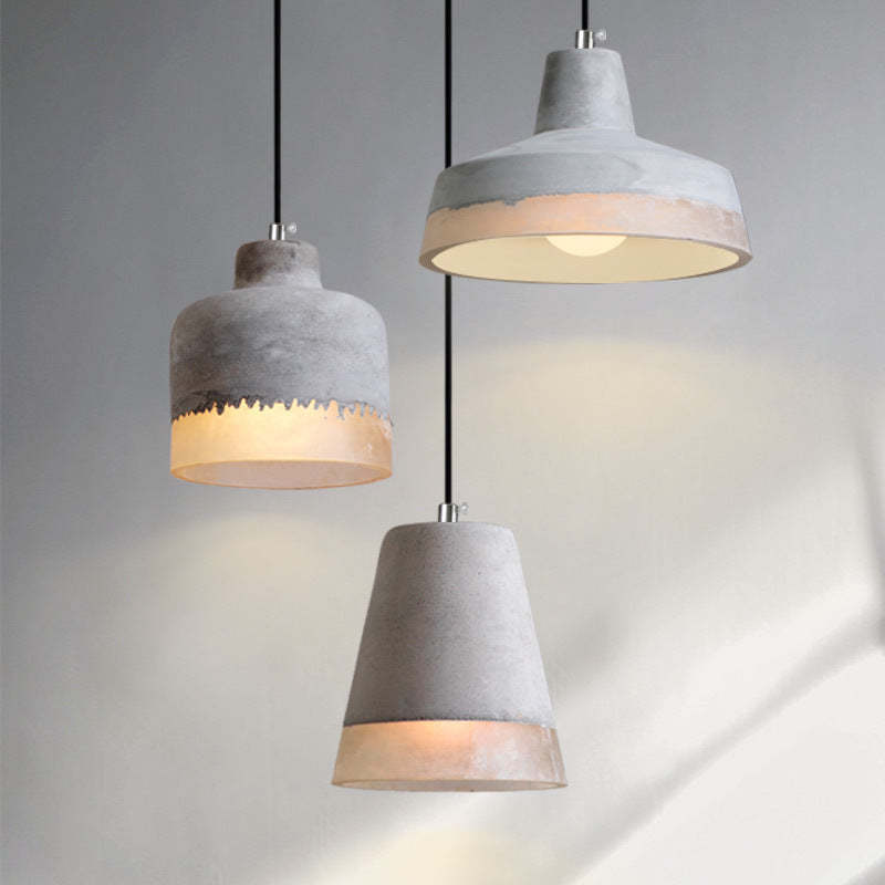 Byers Industrial Cement Pendant Lights