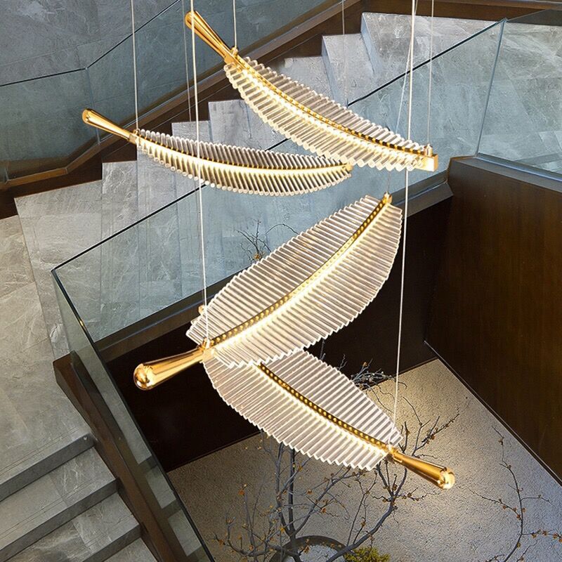 Nielsen Nordic Luxury LED Pendant Light Metal Acrylic Hotel Living Room