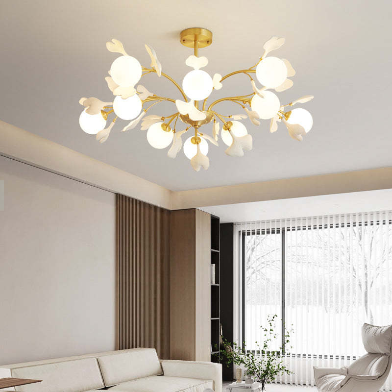 Olivia Luxury Creative Minimalist Chandelier Glass Bedroom