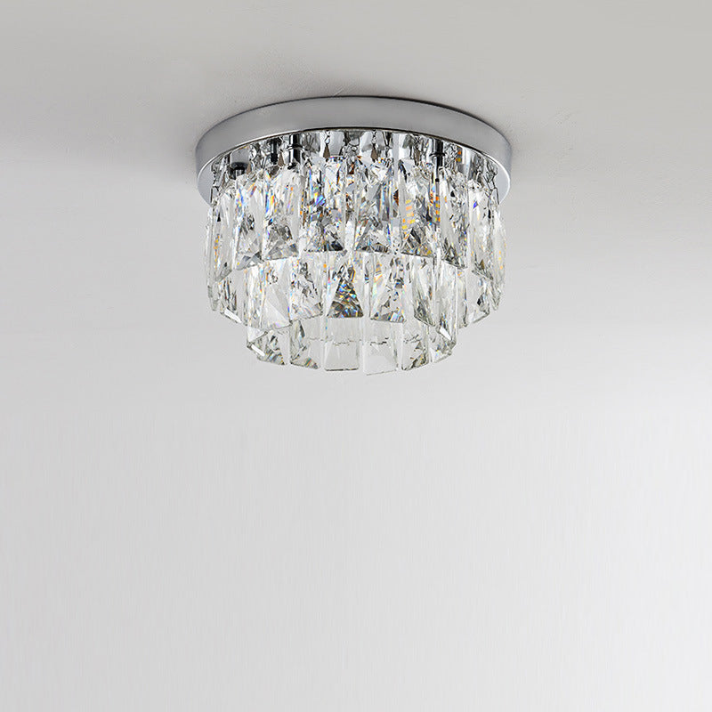 Kristy Luxury Round LED Flush Mount Ceiling Light Living Room Bedroom Studyroom