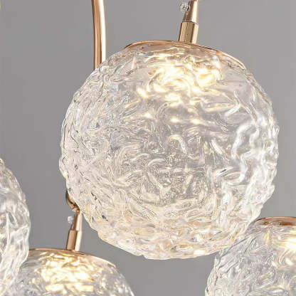 Valentina Nordic Minimalist LED Chandelier Metal Glass Bedroom/Living Room