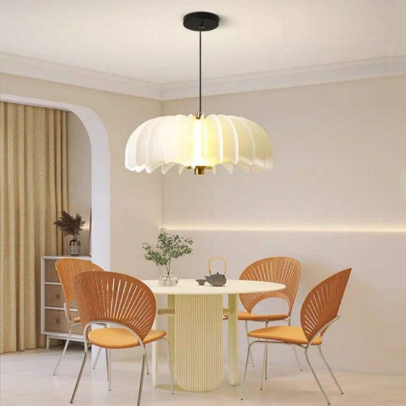 Hailie Modern Pumpkin LED Pendant Light Acrylic Living Room