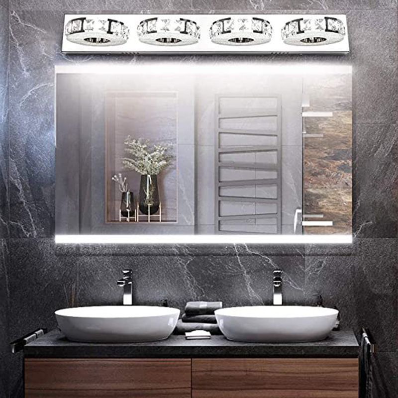 Kristy Mordern Cylindrical Metal Wall Lamp, Silver