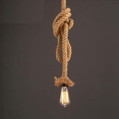 Alessio rope pendant light for cafe lighting
