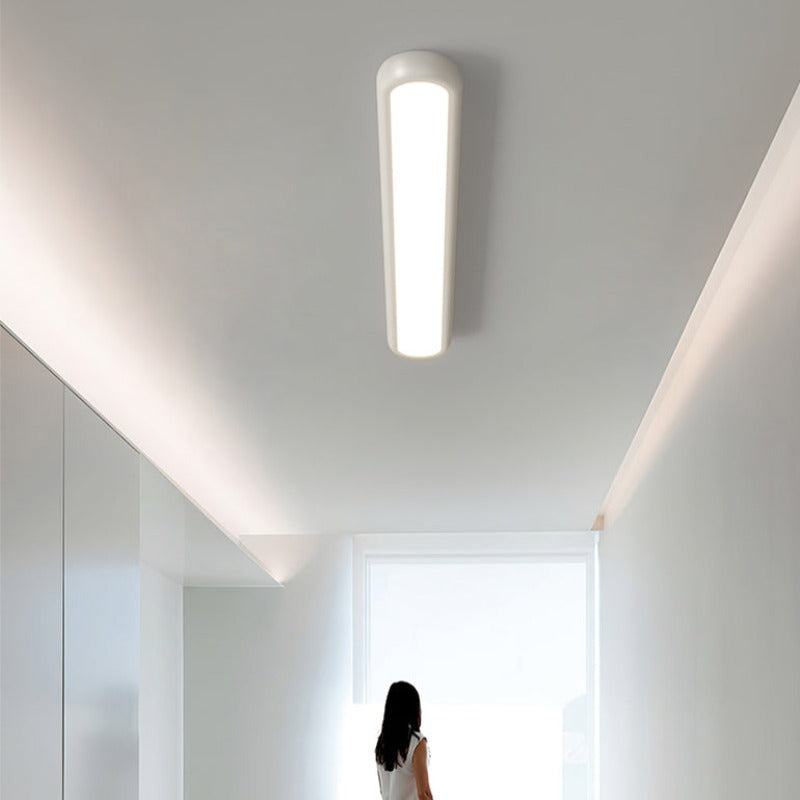 Ozawa Modern LED Flush Mount Ceiling Light Black/Yellow/White Living Room