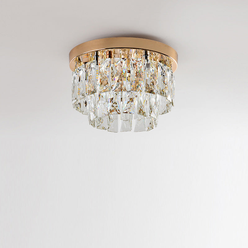 Kristy Luxury Round LED Flush Mount Ceiling Light Living Room Bedroom Studyroom