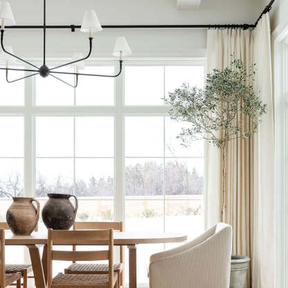 Alessio Vintage Retro Metal Elegant Chandeliers Living Room