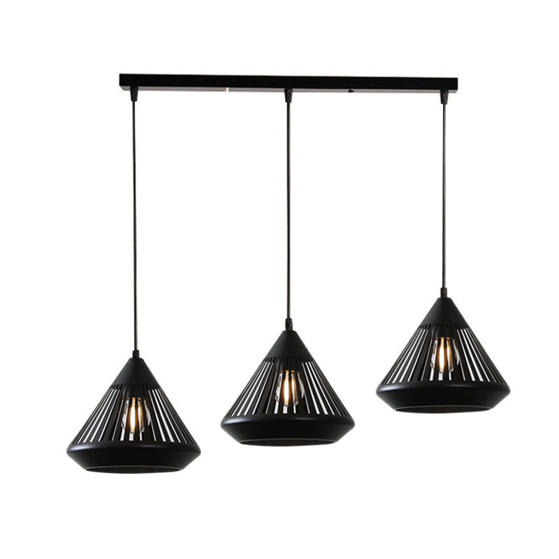 Nazifa Modern Minimalist Pendant Light Metal Black Bedroom/Bar