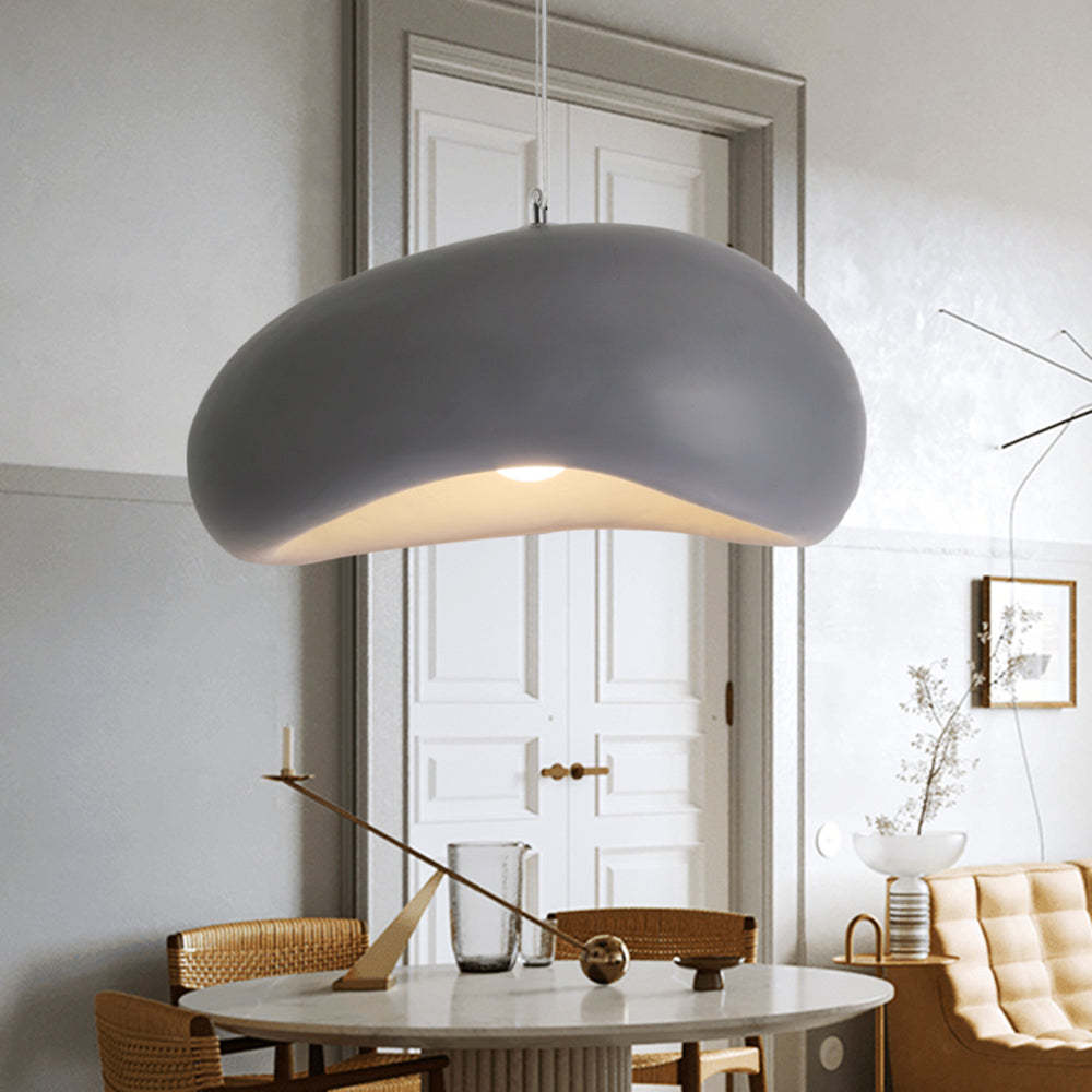 Byers Wabi Sabi Bread Shape Resin Pendant Light, 4 Color