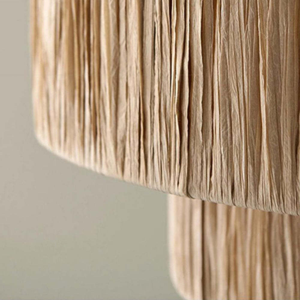 Muto Rustic Boho Rattan Pendant Light, 3 Style