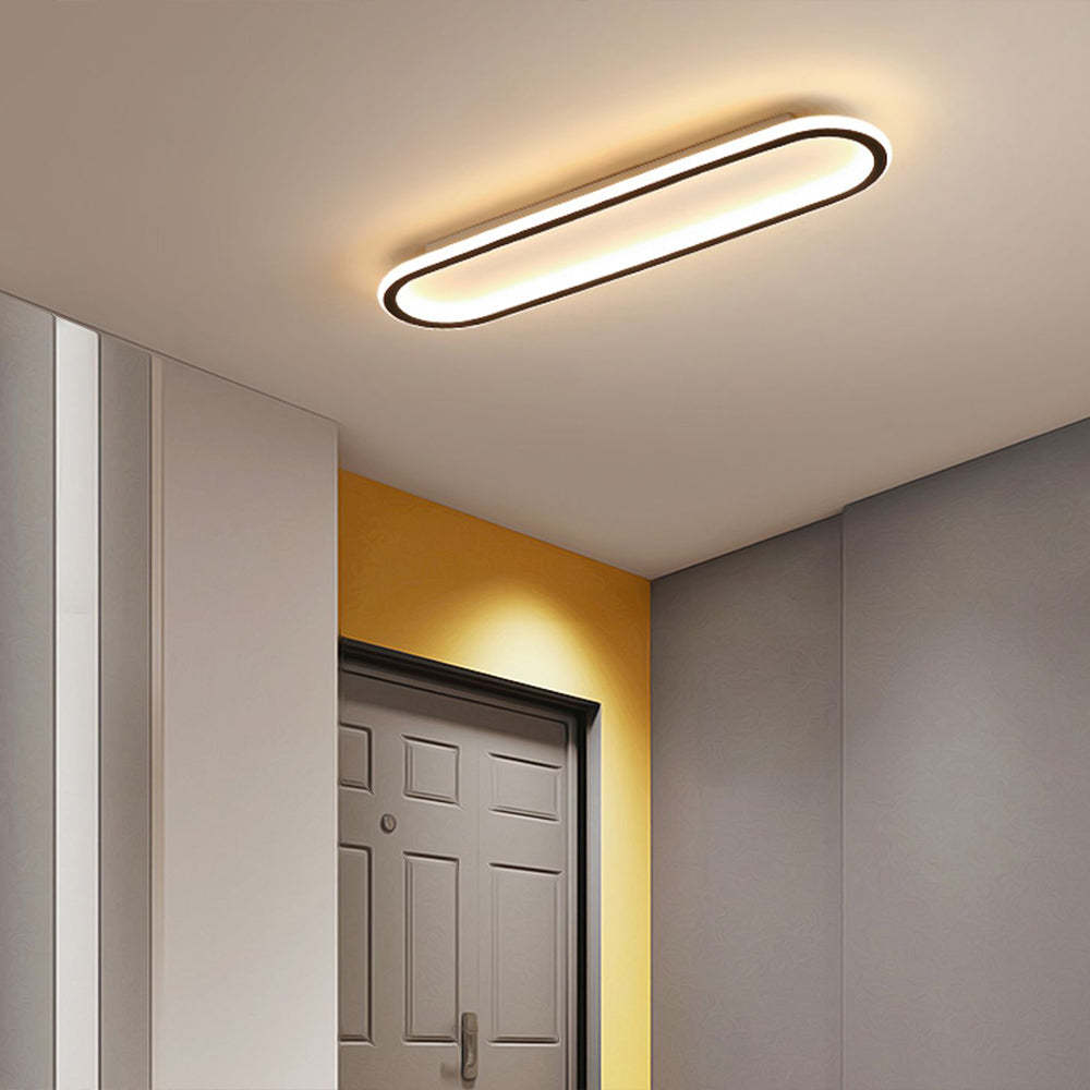 Modern Ceiling Light Black Gold Metal Acrylic Living Room | Las Sola
