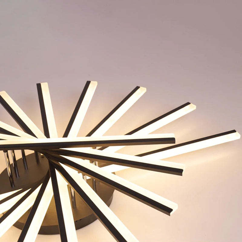 Quinn Linear Flush Mount Ceiling Light, 4 Colour