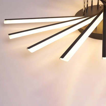 Quinn Linear Flush Mount Ceiling Light, 4 Colour