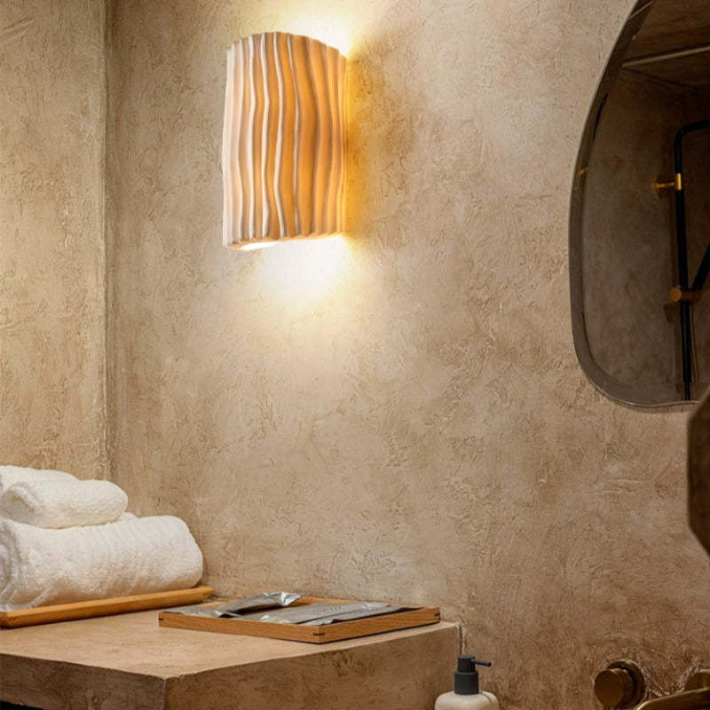 Morandi Retro LED Indoor Wall Lamp White/Grey/Orange/Green Bedroom