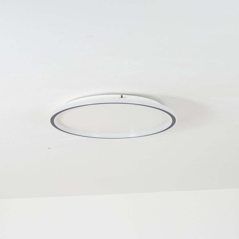 Quinn Flush Mount Ceiling Light Modern LED Round Hollow