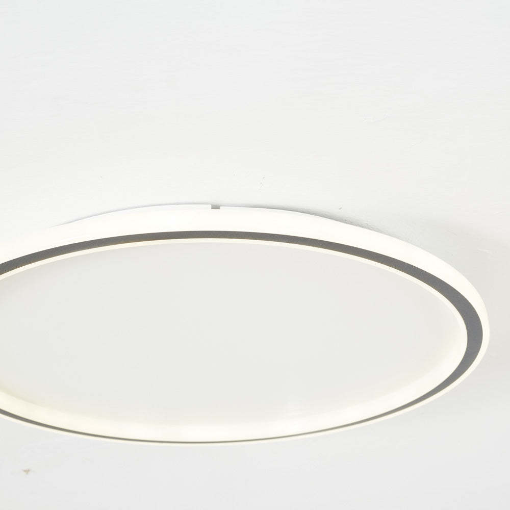 Quinn Flush Mount Ceiling Light Modern LED Round Hollow